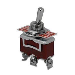 CHAVE ALAVANCA LIGA/DESLIGA/LIGA 3POS. 1POLO 15A - MODELO 1122B SIBRATEC