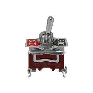 CHAVE ALAVANCA LIGA/DESLIGA 2POS. 1POLO 15A - MODELO 1021B SIBRATEC