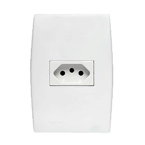 CONJUNTO 4X2 TOMADA 20A BRANCO ILUS - 99050 - SOPRANO