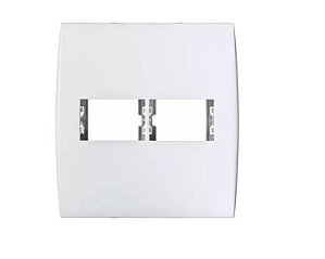 PLACA 4X4 2 MODULOS SEPARADO HORIZONTAL ILUS - SOPRANO A10/90 5TG99030