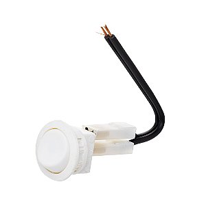 CONJ. INTERRUPTOR PAINEL+SIMPLES+ BRANCO +CABO 0,1MT LUMITEK