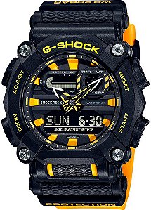 Relogio Casio G-Shock - Ga-900A-1A9dr - Preto/Amarelo