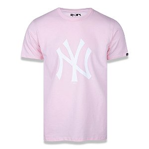 Camiseta New Era Ny Yankees Rosa