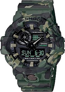 Relógio De Pulso Casio G-Shock Camuflado Ga-700Cm-3Adr