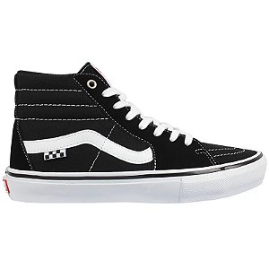 Tênis Vans Sk8 Hi Pro Couro Black White