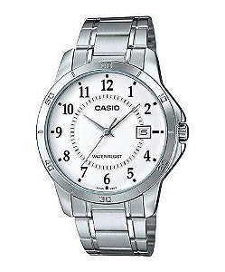 Relógio De Pulso Casio Collect Silver Mtp-V004d-7B