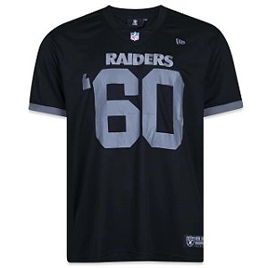Camiseta New Era Jersey Core Nfl Los Angeles Raiders