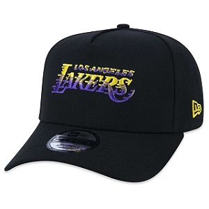 Boné New Era Aba Curva Los Angeles Lakers Black