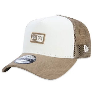 Boné New Era Permanente Logobox Off White