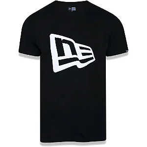 Camiseta New Era Básica Essentials Flag  Black