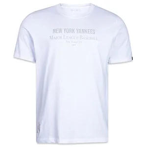 Camiseta New Era Minimal New York Yankees White