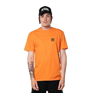 Camiseta Dc Mini  Square Stripe Orange