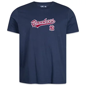 Camiseta New Era Hip Hop Origens New York Yankees Marinho