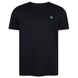 Camiseta New Era Patch Los Angeles Raiders Black