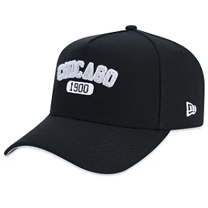 Boné New Era Aba Curva Chicago White Sox Club House Black