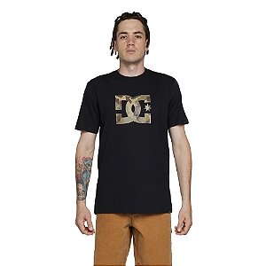 Camiseta Dc Star Camo Fill Black