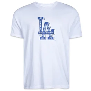 Camiseta New Era Core Los Angeles Dodgers White