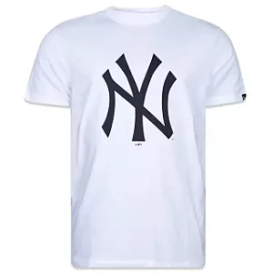 Camiseta New Era Logo New York Yankees White