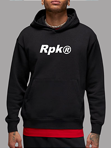 Moletom Rpk Logo Fechado Com Capuz Black