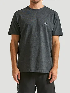 Camiseta Hurley Silk Mini Circle Icon Mescla Black