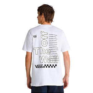 Camiseta Vans Posted Ss White