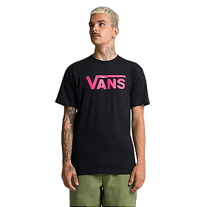 Camiseta Vans Classic Black Pink