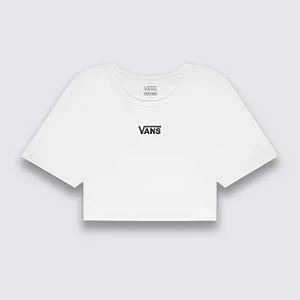 Cropped Vans Flying V Crew Crop Ii White