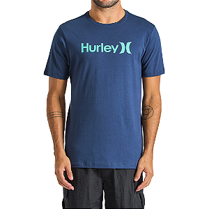 Camiseta Hurley Silk O E O Solid Marinho