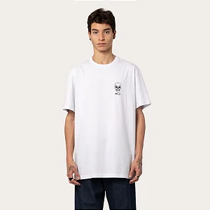 Camiseta Mcd Regular Logo Caveira White