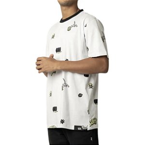 Camiseta Lost Digital Beach Trash White