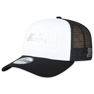 Boné New Era Fashion Fanpage Brande White Black