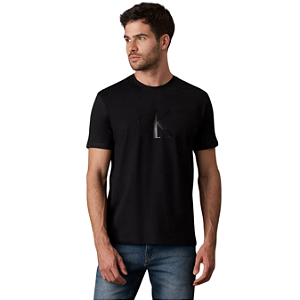 Camiseta Calvin Klein Jeans Masculino Ck Gel Black