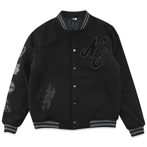 Jaqueta New Era Back To Black Branded Black