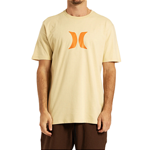 Camiseta Hurley Silk Icon Bege