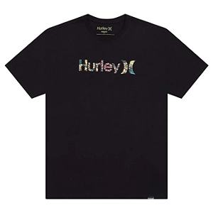 Camiseta Hurley Silk Oeo Floral Black