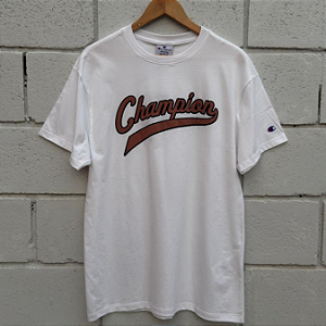 Camiseta Champion Mc Swoosh Off White
