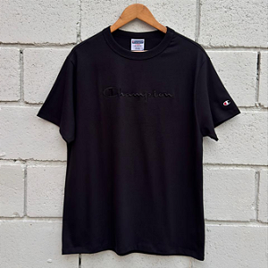 Camiseta Champion Pes Mc Script Black