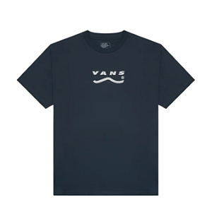 Camiseta Vans Navy White Determined Marinho