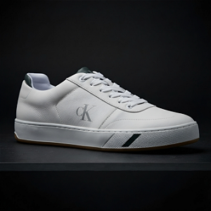 Tênis Calvin Klein Jeans Palito Clean White