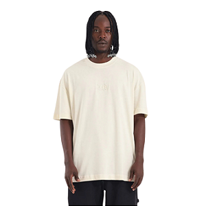 Camiseta Mcd Box Fit Caligraffiti Bordado Off White