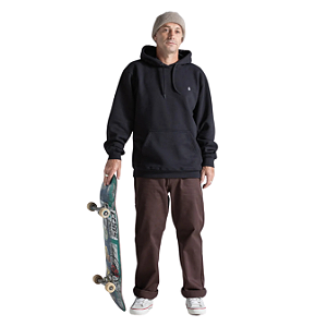 Moletom Volcom Single Stone Black