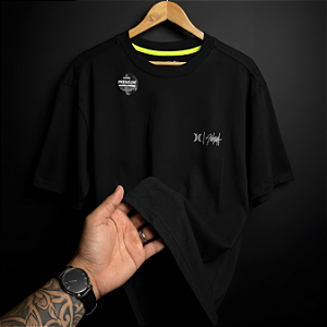 Camiseta Hurley Especial Shibuya Signature Stripe Maxfit Black