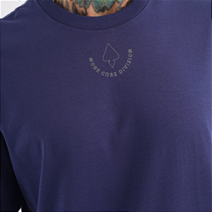 Camiseta Mcd Regular Central Outline Marinho