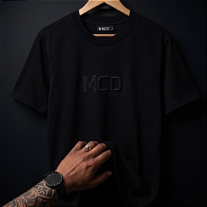 Camiseta Mcd Box Fit Relevo Black