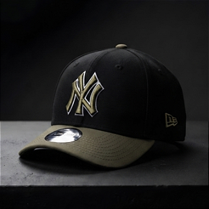 Boné New Era Stretch-Snap New York Yankees Black Olive