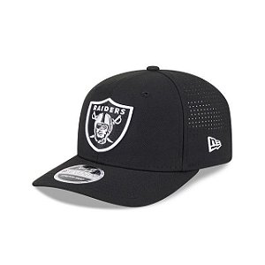 Boné New Era Stretch-Snap Las Vegas Raiders Black
