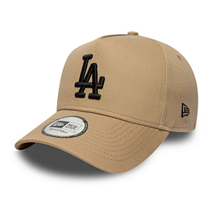 Boné New Era Aba Curva Los Angeles Dodgers Bege