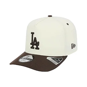 Boné New Era Los Angeles Dodgers Off White Brown