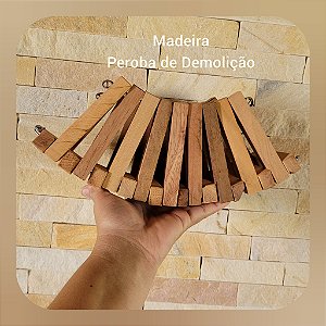 Cachepô Madeira Barca