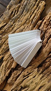 Placas de Identificação Branca - 30 unidades